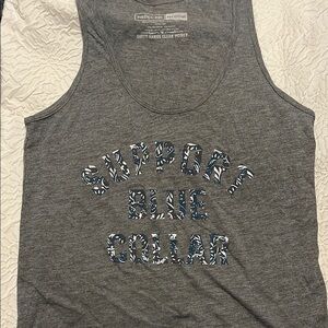 Trollco Blue Collar Graphic Tank
